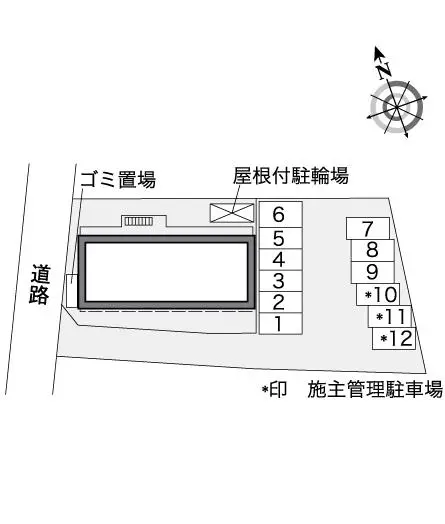 ★手数料０円★木津川市木津川原田 月極駐車場